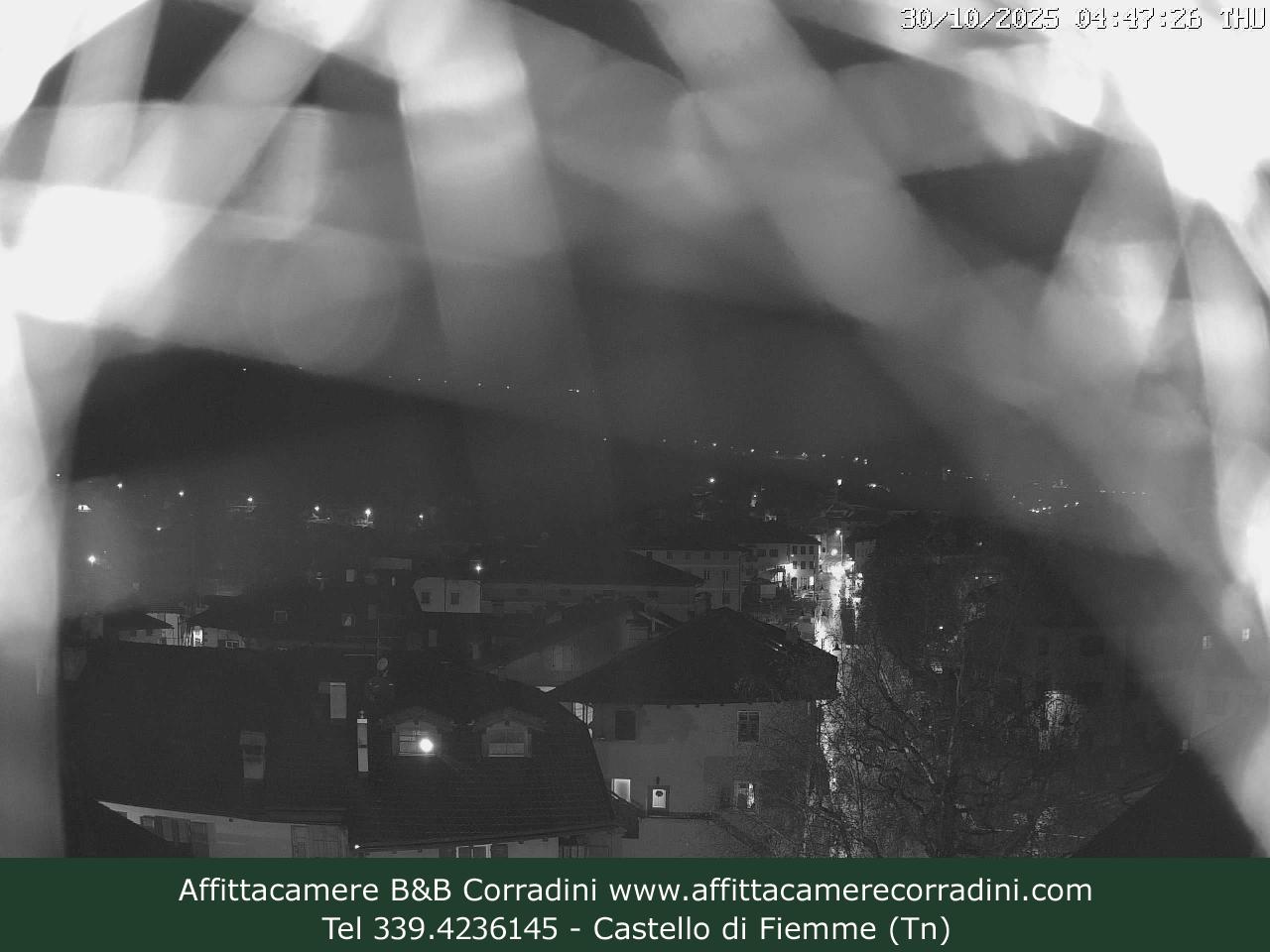Webcam Castello di Fiemme Affittacamere B&B Corradini Trentino